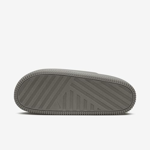 Image of Nike Calm Men's Mules (FD5130-004, Flat Pewter /Flat Pewter) Size 9
