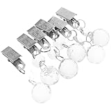Operitacx 12pcs Poids de Nappe Cristal en Métal avec Design Unique de Goutte d'eau, Accessoires Lourds pour Nappes et Rideaux, pour Hôtel et Occasions Diverses