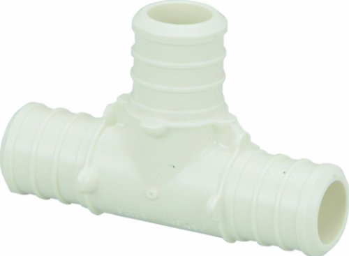Viega43434 PureFlow Zero Lead Poly Alloy PEX Crimp Tee with 3/4-Inch by 1/2-Inch by 3/4-Inch Crimp x Crimp x Crimp, 25-Pack