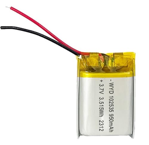 Batería 102535 de 950 mAh con alta densidad para mayor autonomía