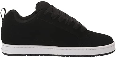 DC Men's Court Graffik Low Top Casual Skate Shoe, Black Resin, 11.5 | Image 5