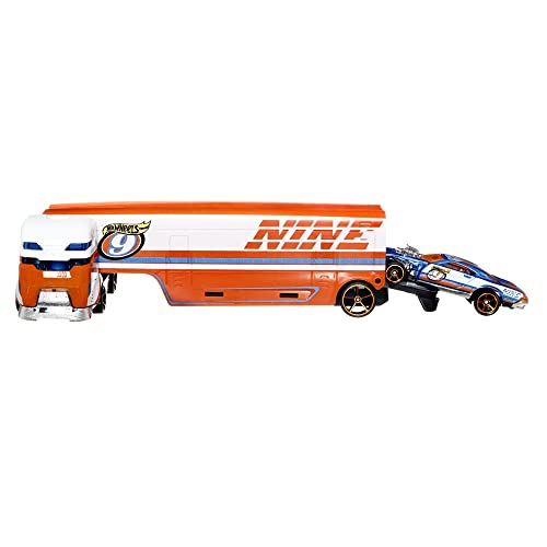 Hot Wheels Speedway Hauler Vehículo Semi-camión con Remolque miniatura 2