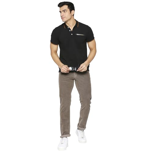 Image of Being Human Beige Slim Straight Fit Men's Denims Clothing