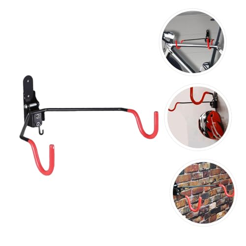 Accroche vélo mural robuste avec support casque - 8
