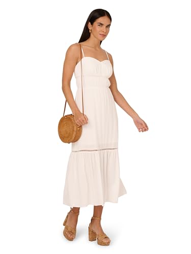 Image of Adrianna Papell Women's Midi Dress with Trim