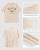 YTD Mountains Graphic T-Shirts for Men Women Acid Wash Oversized Tees #4