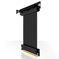 EZDIY-FAB PCIE 3.0 16x Extreme High Speed Riser Kabel PCI Express Port GPU Erweiterungskarte-Rechtwinkliger Stecker-20cm