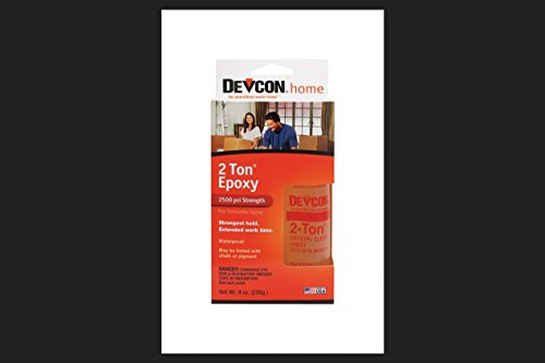 ITW 33345 2 Pieces 2-Ton Weld Epoxy, Begins to Harden in 30 Minutes, 4.5 oz Bottle, Clear (Pack of 6)