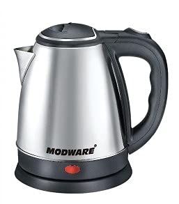 MODWARE Electric Kettle with Stainless Steel Body | boiler for Water | Instant noodles, soup etc. (1.8 Liter)