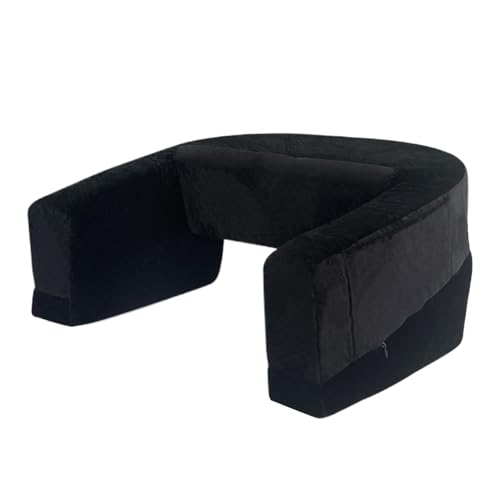 Generisch Cojín de lectura para el regazo - Cojín para el brazo con bolsillo lateral, cojín para adultos, viajes, hogar, cama, sofá, coche, oficina en casa