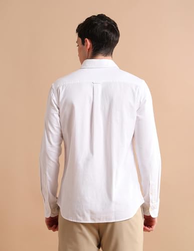 Image of U.S. Polo ASSN. Tailored Fit Formal Shirts for Men - 100% Cotton, Full Sleeve Mens Casual Shirts