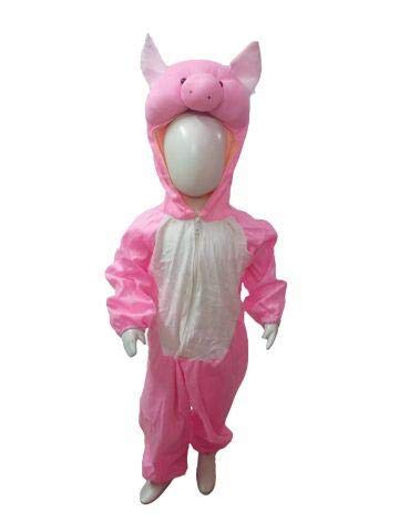 Image of BookMyCostume Cartoon Pig Cartoon Kids Fancy Dress Costume 6-7 years