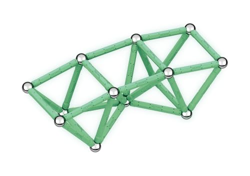 Construcciones magnéticas Geomag Glow de 60 piezas hechas con plástico 100% reciclado 5