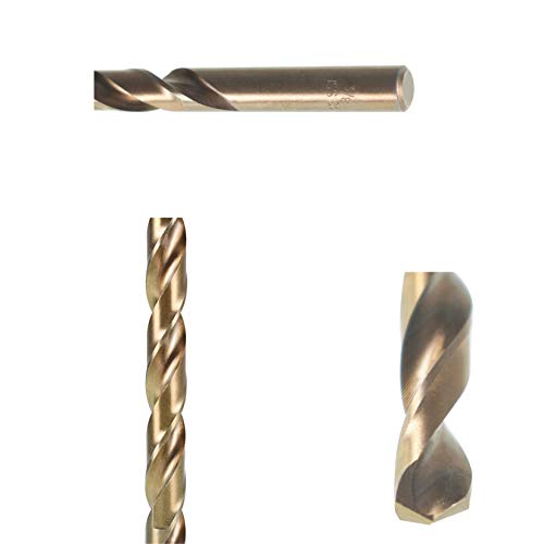 Findmall 21Pcs Drill Bit Set Cobalt Drill Bit Set M35 High Speed Steel Drill Bits 1/16"-3/8" With Metal Storage Case #TOP4