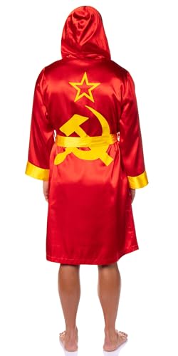 INTIMO Rocky Balboa Men's Film Movie Satin Robe and Short Set4