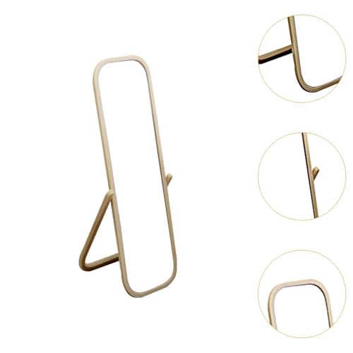 Image of Miniature Sturdy Full Length Mirror for Scene Props Birthday Gifts Ornaments 13.1cm Wood