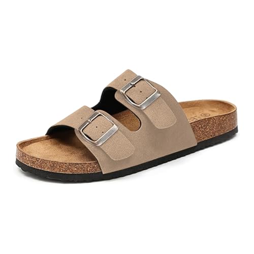 Opiniones y reviews de Dama los 5 más buscados. 39 Sandalias Casuales para Mujer, Pantuflas Mujer Sandalias de Mujer Sandalias Arizona Piel Grasa de Dama Sandalias de Playa Zuecos para Mujer Doble Hebilla Ajustable Con Plantilla De...
