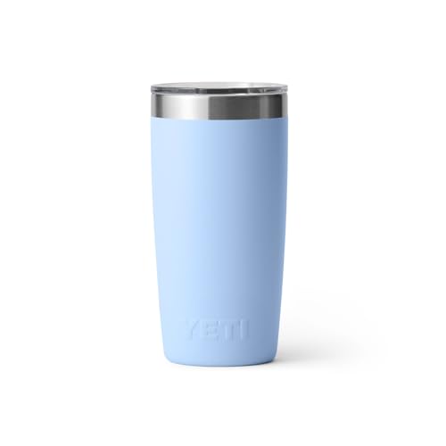 Image of YETI Rambler 10 oz Tumbler, Stainless Steel, Vacuum Insulated with MagSlider Lid, Big Sky Blue