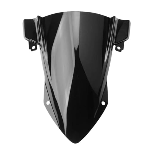 Pare-brise moto BMW S1000RR noir contre fatigue vent et turbulences avant