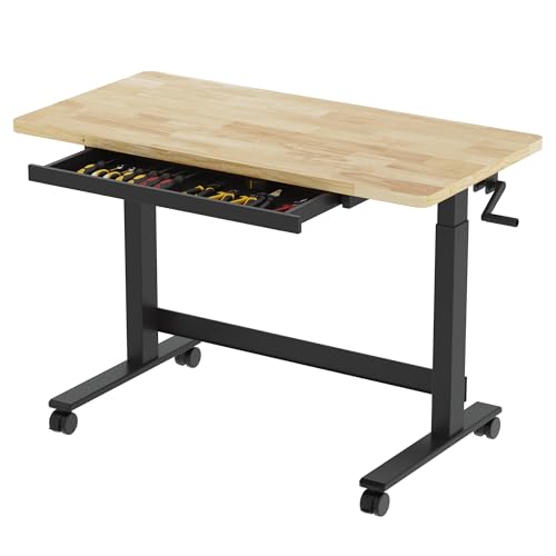 FLEXIMOUNTS Adjustable Height Workbench with Drawers