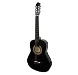 Guitarra rocio c7n (1/2) cadete 85 cms negro