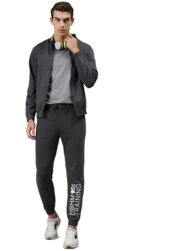 Image of Hubberholme Men's Cotton Blend Solid Collared Sweatshirt