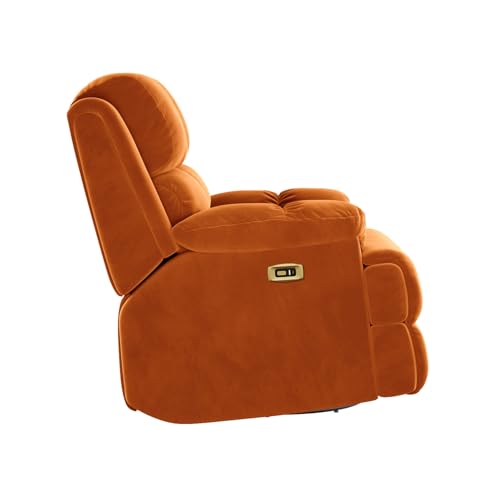 Image of Wakefit Recliner | 3 Year Warranty | Recliner Sofa 1 Seater, XpertGRID Technology, Designed for Supreme Comfort & Relaxation, Easy DIY Assembly, 145 kg Weight Capacity, Electic Virelia (Amber)