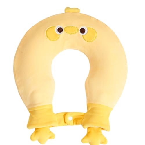 Bouillotte cervicale pour voyage et lit motif animal réconfortant