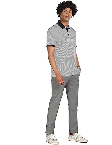 Image of Calvin Klein Men's Liquid Touch Polo Stripe with UV Protection