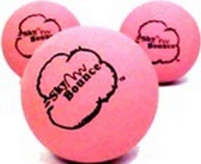 Sky Bounce Color Rubber Handballs for Recreational Handball, Stickball, Racquetball, Catch, Fetch, and Many More Games, 2 1/4-Inch (Pink, 12 Count, 6.00, 3.00, 6.00, 14.00, 2.00)