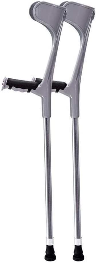 THIHIXECTHIHIXEC Forearm Crutches Adjustable Forearm Crutches - Lightweight Bracelet Crutch - Adjustable and Comfortable Wrist Handle for Men/Women with Comf