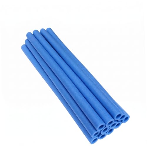 Manchons en mousse bleus pour poteaux de trampoline de 88 cm - Lot de 12