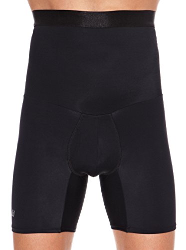 Leo Slimming Mens Underwear Girdle Compression - Body Shaper Shorts For Men Black #TOP18