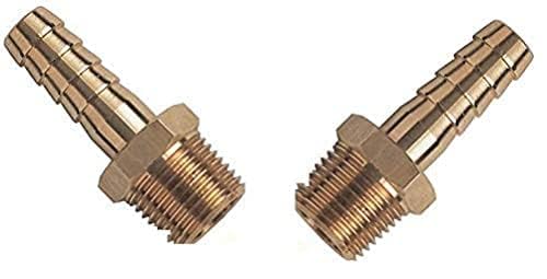 Brass Connector BSP 1/4 x 5/16 (8mm) Hose Pipe Brass Hose Nipple Hose Fitting Male And Air Pipe Adapter Joint Pneumatic Connector Hose Tai Reducer Plug Connector Gas/Pond/Pool/Hose Pipe Adapter(2PC) (B0CQMCBHPJ) Amazon Price History, Amazon Price Tracker
