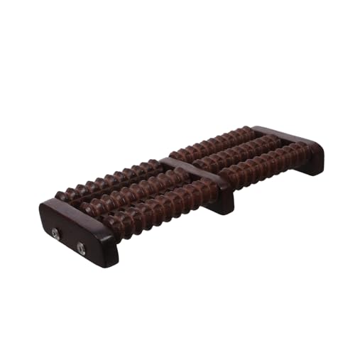 Wooden Acupressure Foot Massage Mat – Grey, Model yx-520-109