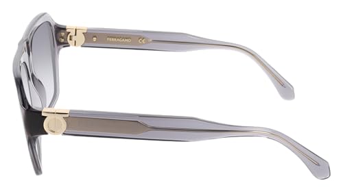 SF2080SLBI 020 Transparent Grey 58/16/145 Men's Sunglasses, 020 Transparent Grey, 58/16/1453