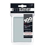 Longitud de producto 8.9 cm Ultra Pro-Fit Sleeves Fundas Para Cartas, Color transparente, Miscelanea (82712 )