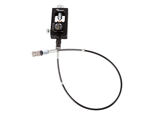 Air Venturi Scuba Tank Yoke K-Valve Adapter & Hose, with Quick Disconnect, Silver