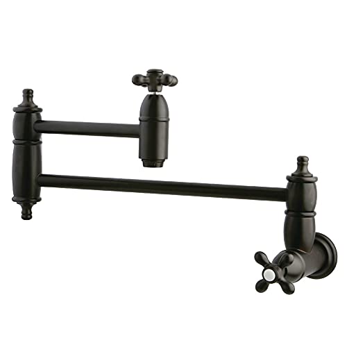 Kingston Brass KS3105AX Restoration Pot Filler, Oil Rubbed Bronze