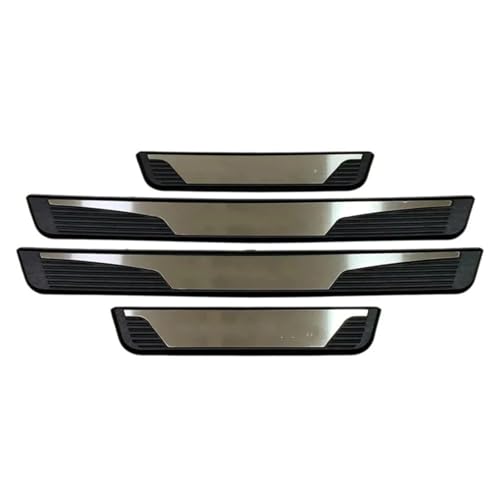 Protection seuil de porte Chery Tiggo 7 Pro finition Silver élégante et haute résistance