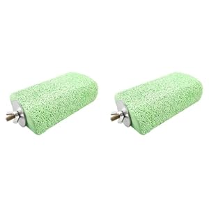 2X Lava Ledge Birds Ratten Chinchillas ZäHne Schleifen Lava Block für Kaninchen Hamster und Papageien