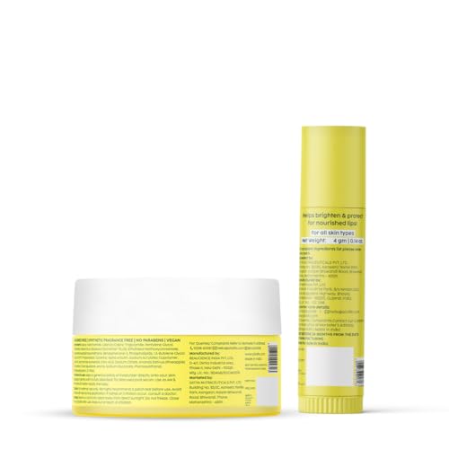 Image of PLIX - THE PLANT FIX Pineapple Lip Balm SPF 50 + Smoothie Moisturizer | Kojic Acid, Vitamin C, Alpha Arbutin | Fades Pigmentation | Brightens Dark Lips & Skin