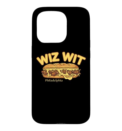 Wiz Wit Philly Cheesesteak Funny Philadelphia Foods �p���f�B �X�}�z�P�[�X iPhone 15 Pro �p