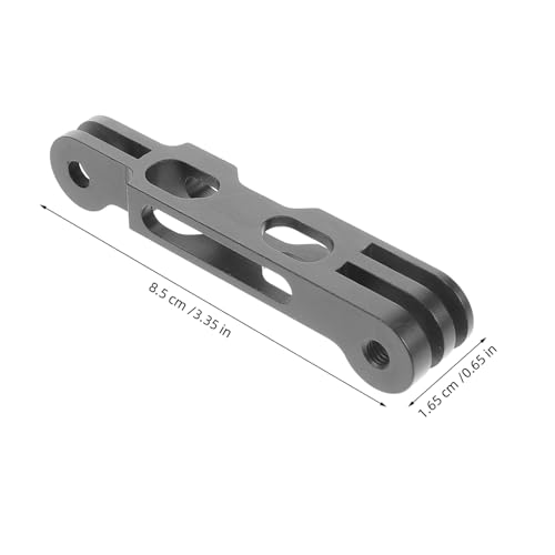 Soporte de varilla de extensión para cámara deportiva anticaídas con mango de metal 2