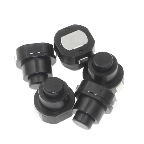 Interrupteur KAN-10A circulaire autobloquant 1010X pour mini lampe de poche, lot de 50 pièces