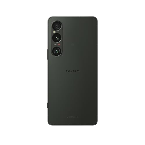 Sony Xperia 1 VI - 6.5 Inch 19.5:9 FHD+ HDR OLED - 120Hz Refresh rate - Triple lens - Android 14 - SIM free - 256GB Storage - IP65/68 rating - Dual SIM hybrid 1-36 months warranty - Khaki Green