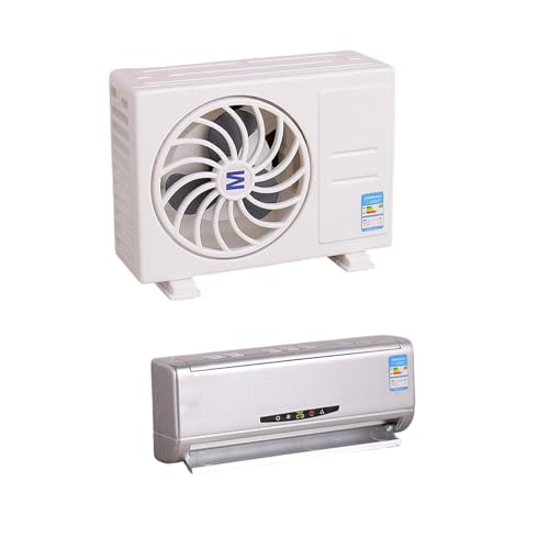 Laikoutd Kindersicheres Solarbetriebenes Klimaanlagen Modell. Realistisches ABS Design Verbessert Interaktives Spielen Und Kreativität Puppenhaus....