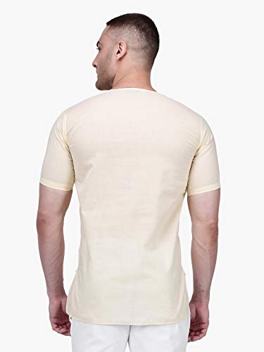 Image of Rajubhai Hargovindas Mens Casual Cotton Straight Kurta