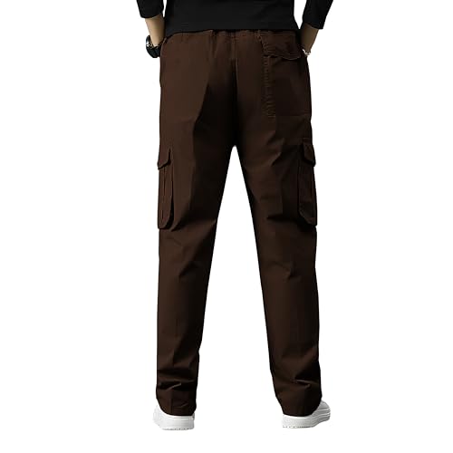 Image of Reoutlook Men's Cargo Pants - Comfortable, Durable, Multi-Pocket Tactical Work Pants for Outdoor, Hiking, & Everyday Wear
