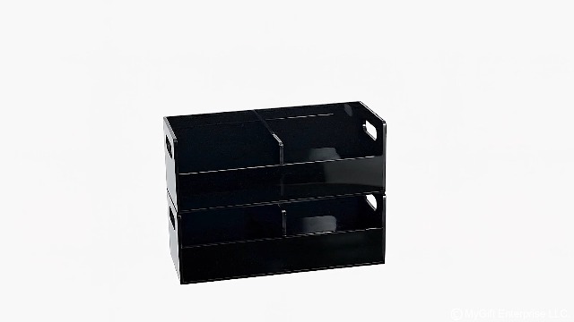 Amazon.com: MyGift Black Acrylic CD Storage Box, Stackable, Holds